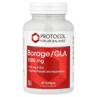 <img alt="Protocol for Life Balance, Borage-GLA, 60 Softgels" title="Protocol for Life Balance, Borage-GLA, 60 Softgels,707359117204"