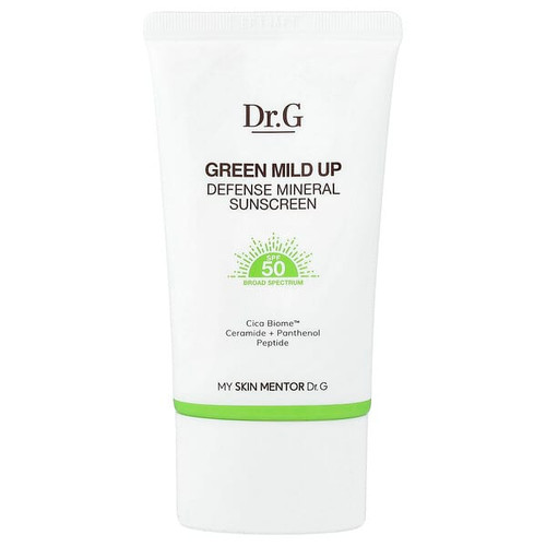 <img alt="Dr. G, Green Mild Up, Defense Mineral Sunscreen, SPF50, 1.69 fl oz (50 ml)" title="Dr. G, Green Mild Up, Defense Mineral Sunscreen, SPF50, 1.69 fl oz (50 ml),8809963506701"