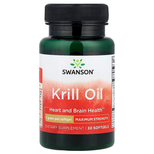 <img alt="Swanson Vitamins, Krill Oil, Maximum Strength, 30 Softgels" title="Swanson Vitamins, Krill Oil, Maximum Strength, 30 Softgels,087614170657"