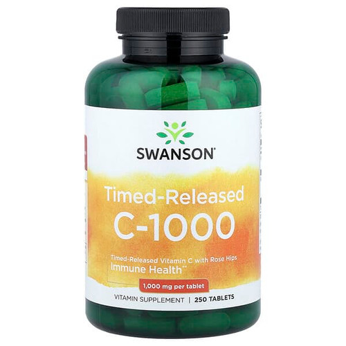 <img alt="Swanson Vitamins, Vitamin C-1000 with Rose Hips, Timed-Released, 1,000 mg, 250 Tablets" title="Swanson Vitamins, Vitamin C-1000 with Rose Hips, Timed-Released, 1,000 mg, 250 Tablets,087614010984"