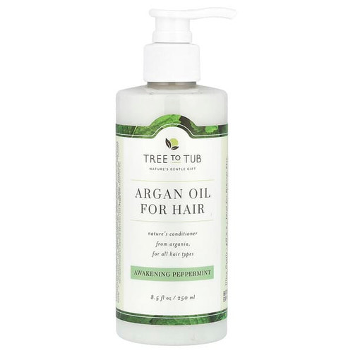 <img alt="Tree To Tub, Argan Oil For Hair Conditioner, For All Hair Types, Awakening Peppermint, 8.5 fl oz (250 ml)" title="Tree To Tub, Argan Oil For Hair Conditioner, For All Hair Types, Awakening Peppermint, 8.5 fl oz (250 ml),724597482413"