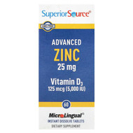<img alt="Superior Source, Advanced Zinc, Vitamin D3, 60 MicroLingual Instant Dissolve Tablets" title="Superior Source, Advanced Zinc, Vitamin D3, 60 MicroLingual Instant Dissolve Tablets,076635921201"