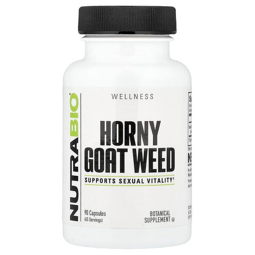 <img alt="NutraBio, Horny Goat Weed, 90 Capsules (500 mg per Capsule)" title="NutraBio, Horny Goat Weed, 90 Capsules (500 mg per Capsule),649908247546"