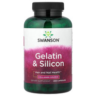 <img alt="Swanson Vitamins, Gelatin & Silicon, 200 Capsules" title="Swanson Vitamins, Gelatin & Silicon, 200 Capsules,087614019840"