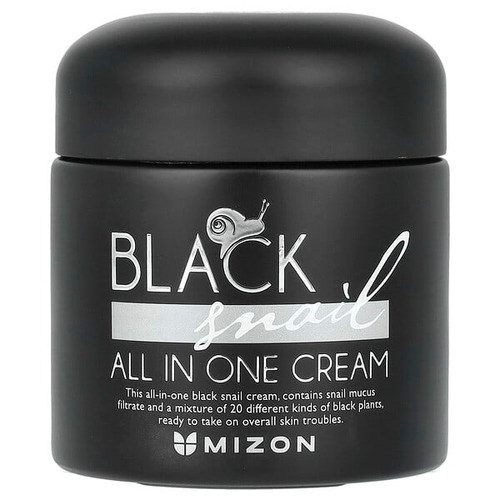 <img alt="Mizon, Black Snail, All In One Cream, 2.53 fl oz (75 ml)" title="Mizon, Black Snail, All In One Cream, 2.53 fl oz (75 ml),8809663751753"