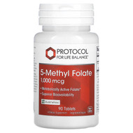 <img alt="Protocol for Life Balance, 5-Methyl Folate, 1,000 mcg, 90 Tablets" title="Protocol for Life Balance, 5-Methyl Folate, 1,000 mcg, 90 Tablets,707359104914"