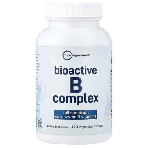 <img alt="Micro Ingredients, Bioactive B Complex, 120 Vegetarian Capsules" title="Micro Ingredients, Bioactive B Complex, 120 Vegetarian Capsules,850069023829"