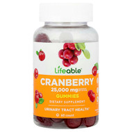 <img alt="Lifeable, Cranberry Gummies, 60 Gummies (12,500 mg per Gummy)" title="Lifeable, Cranberry Gummies, 60 Gummies (12,500 mg per Gummy),810102731395"