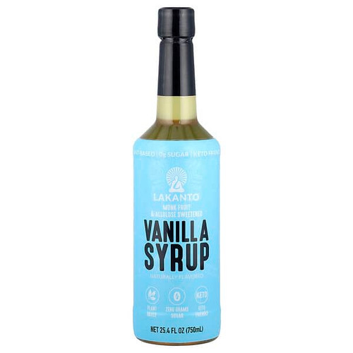 <img alt="Lakanto, Vanilla Syrup, 25.4 fl oz (750 ml)" title="Lakanto, Vanilla Syrup, 25.4 fl oz (750 ml),843076004271"