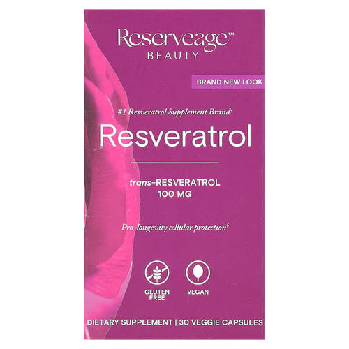 <img alt="Reserveage Beauty, Resveratrol, 30 Veggie Capsules" title="Reserveage Beauty, Resveratrol, 30 Veggie Capsules,835552001669"