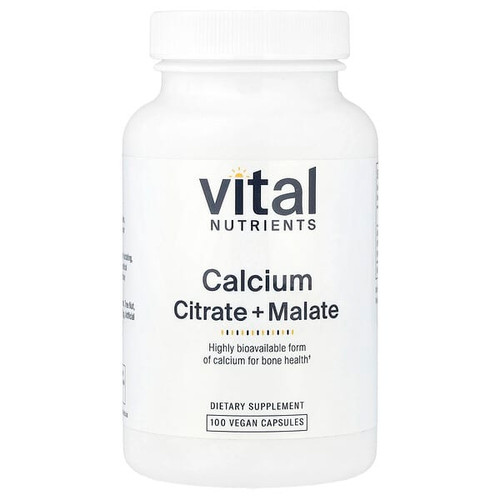 <img alt="Vital Nutrients, Calcium, Citrate + Malate, 100 Vegan Capsules (150 mg per Capsule)" title="Vital Nutrients, Calcium, Citrate + Malate, 100 Vegan Capsules (150 mg per Capsule),693465301111"