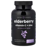 <img alt="NutraChamps, Elderberry, Vitamin C + Zinc with Vitamin D3 + Ginger, 120 Vegan Capsules" title="NutraChamps, Elderberry, Vitamin C + Zinc with Vitamin D3 + Ginger, 120 Vegan Capsules,621983990159"