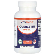 <img alt="Vitamatic, Quercetin, 500 mg, 120 Veggie Capsules" title="Vitamatic, Quercetin, 500 mg, 120 Veggie Capsules,602343801162"