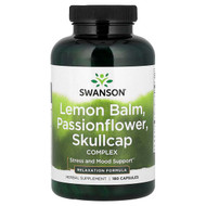 <img alt="Swanson Vitamins, Lemon Balm, Passionflower, Skullcap Complex, 180 Capsules" title="Swanson Vitamins, Lemon Balm, Passionflower, Skullcap Complex, 180 Capsules,087614117126"