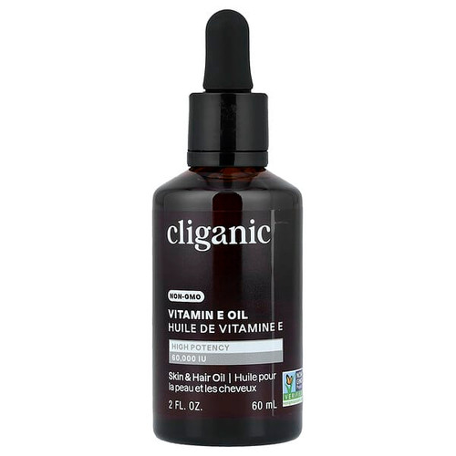<img alt="Cliganic, 100% Pure Vitamin E Oil, 60,000 IU, 2 fl oz (60 ml)" title="Cliganic, 100% Pure Vitamin E Oil, 60,000 IU, 2 fl oz (60 ml),810057560453"