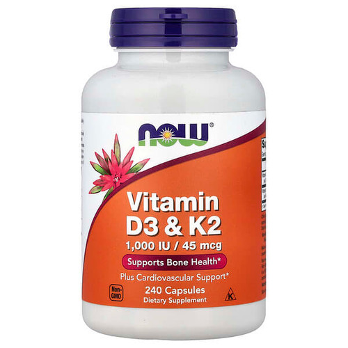 <img alt="Now Foods, Vitamin D3 & K2, 240 Capsules" title="Now Foods, Vitamin D3 & K2, 240 Capsules,733739003928"