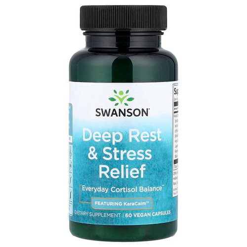 <img alt="Swanson, Deep Rest & Stress Relief, 60 Vegan Capsules" title="Swanson, Deep Rest & Stress Relief, 60 Vegan Capsules,087614119571"