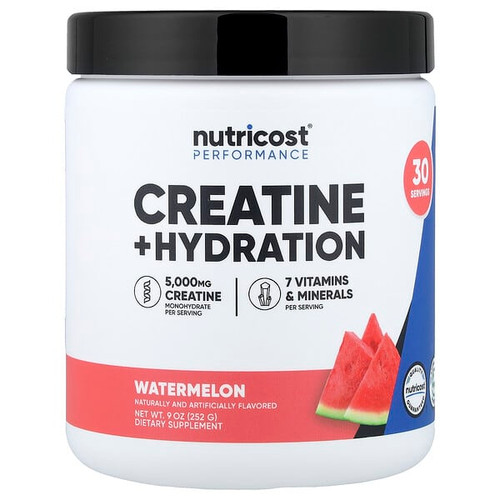 <img alt="Nutricost, Performance, Creatine + Hydration, Watermelon, 9 oz (252 g)" title="Nutricost, Performance, Creatine + Hydration, Watermelon, 9 oz (252 g),810139575801"