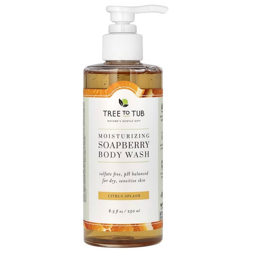 <img alt="Tree To Tub, Moisturizing Soapberry Body Wash, Citrus Splash, 8.5 fl oz (250 ml)" title="Tree To Tub, Moisturizing Soapberry Body Wash, Citrus Splash, 8.5 fl oz (250 ml),850007934088"