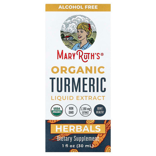 <img alt="MaryRuths, Organic Turmeric Liquid Extract, Alcohol Free, 1 fl oz (30 ml)" title="MaryRuths, Organic Turmeric Liquid Extract, Alcohol Free, 1 fl oz (30 ml),810104620536"
