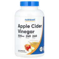 <img alt="Nutricost, Apple Cider Vinegar, 500 mg, 240 Capsules" title="Nutricost, Apple Cider Vinegar, 500 mg, 240 Capsules,810014679129"