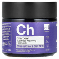 <img alt="Dr. Botanicals, Charcoal Superfood Mattifying Face Beauty Mask, Combination & Oily Skin, 2 fl oz (60 ml)" title="Dr. Botanicals, Charcoal Superfood Mattifying Face Beauty Mask, Combination & Oily Skin, 2 fl oz (60 ml),5060881920038"