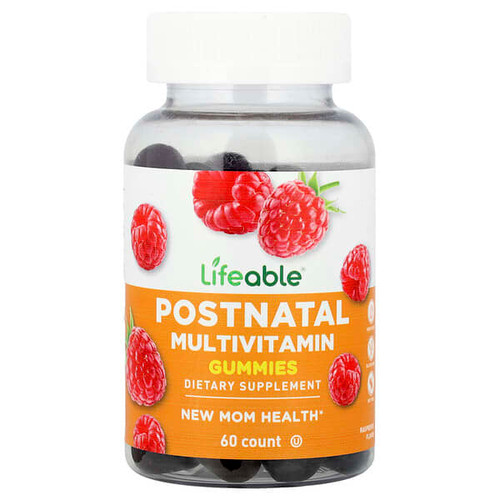 <img alt="Lifeable, Postnatal Multivitamin Gummies, Raspberry, 60 Gummies" title="Lifeable, Postnatal Multivitamin Gummies, Raspberry, 60 Gummies,810102731432"
