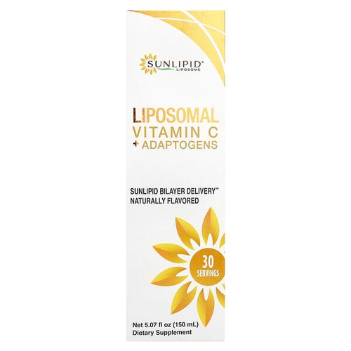 <img alt="Sunlipid, Liposomal Vitamin C + Adaptogens, 5.07 fl oz (150 ml)" title="Sunlipid, Liposomal Vitamin C + Adaptogens, 5.07 fl oz (150 ml),810012470148"