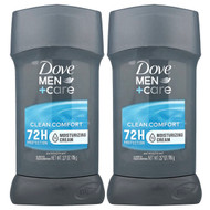 <img alt="Dove, Men+Care, Antiperspirant Deodorant, Clean Comfort , 2 Pack, 2.7 oz (76 g) Each" title="Dove, Men+Care, Antiperspirant Deodorant, Clean Comfort , 2 Pack, 2.7 oz (76 g) Each,079400302090"