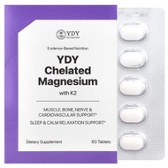 <img alt="YDY, Chelated Magnesium With K2, 60 Tablets" title="YDY, Chelated Magnesium With K2, 60 Tablets,860011829317"