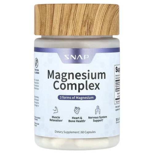 <img alt="Snap Supplements, Magnesium Complex, 60 Capsules" title="Snap Supplements, Magnesium Complex, 60 Capsules,850039253270"