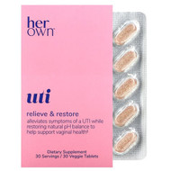 <img alt="Her Own, UTI, 30 Veggie Tablets" title="Her Own, UTI, 30 Veggie Tablets,035046129262"