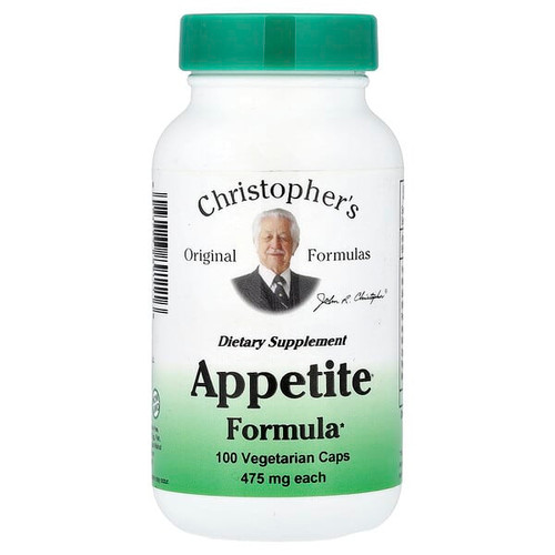 <img alt="Christophers Original Formulas, Appetite Formula, 100 Vegetarian Caps" title="Christophers Original Formulas, Appetite Formula, 100 Vegetarian Caps,084783891116"