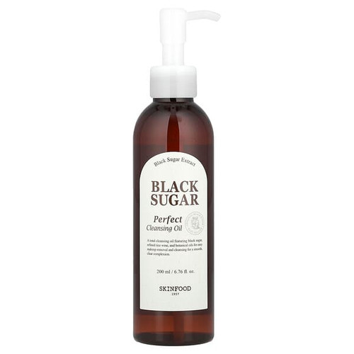 <img alt="SKINFOOD, Black Sugar, Perfect Cleansing Oil, 6.76 fl oz (200 ml)" title="SKINFOOD, Black Sugar, Perfect Cleansing Oil, 6.76 fl oz (200 ml),8809032673464"