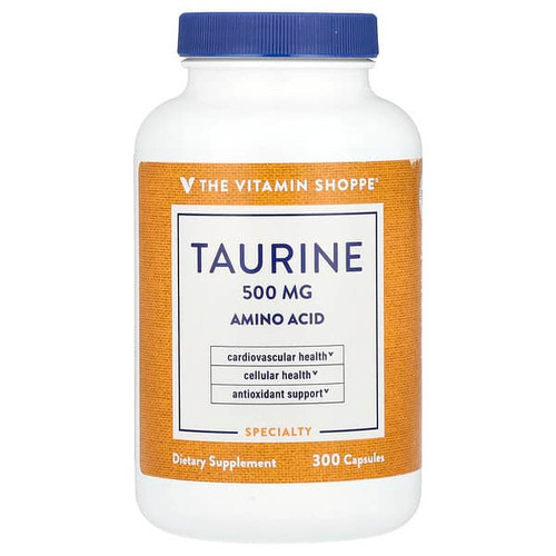 <img alt="The Vitamin Shoppe, Taurine, 500 mg, 300 Capsules" title="The Vitamin Shoppe, Taurine, 500 mg, 300 Capsules,766536012381"