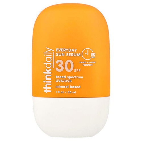 <img alt="think, Thinkdaily, Everyday Sun Serum, SPF 30, Fragrance Free, 1 fl oz (30 ml)" title="think, Thinkdaily, Everyday Sun Serum, SPF 30, Fragrance Free, 1 fl oz (30 ml),810009377153"