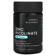 <img alt="Sports Research, Zinc Picolinate, High Potency, 30 mg, 90 Softgels" title="Sports Research, Zinc Picolinate, High Potency, 30 mg, 90 Softgels,023249091943"