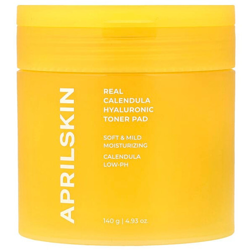 <img alt="April Skin, Real Calendula Hyaluronic Toner Pad, 4.93 oz (140 g)" title="April Skin, Real Calendula Hyaluronic Toner Pad, 4.93 oz (140 g),8800240576646"