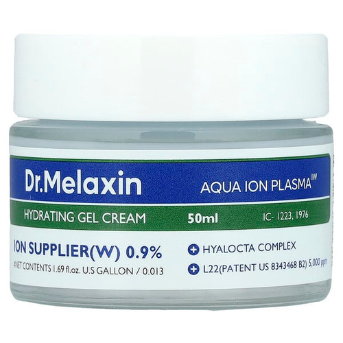<img alt="Dr.Melaxin, Aqua Ion Plasma Hydrating Gel Cream, 1.69 fl oz (50 ml)" title="Dr.Melaxin, Aqua Ion Plasma Hydrating Gel Cream, 1.69 fl oz (50 ml),8809886481604"