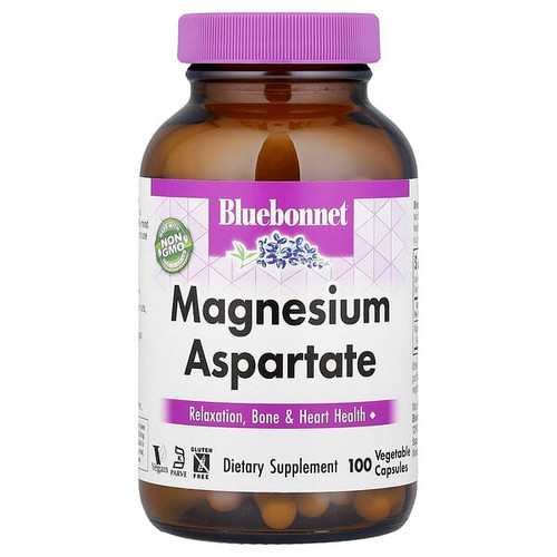 <img alt="Bluebonnet Nutrition, Magnesium Aspartate, 100 Vegetable Capsules (200 mg per Capsule)" title="Bluebonnet Nutrition, Magnesium Aspartate, 100 Vegetable Capsules (200 mg per Capsule),743715007307"