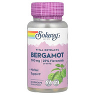 <img alt="Solaray, Vital Extracts, Bergamot, 60 Vegcaps" title="Solaray, Vital Extracts, Bergamot, 60 Vegcaps,076280494167"
