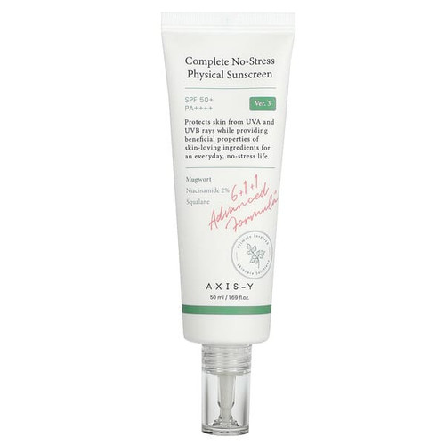 <img alt="Axis-Y, Complete No-Stress Physical Sunscreen, SPF 50+, PA++++, Version 3, 1.69 fl oz (50 ml)" title="Axis-Y, Complete No-Stress Physical Sunscreen, SPF 50+, PA++++, Version 3, 1.69 fl oz (50 ml),8809634610119"