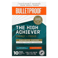 <img alt="BulletProof, The High Achiever Coffee Pods, Medium Dark Roast, 10 Pods, 0.47 oz (13 g) Each" title="BulletProof, The High Achiever Coffee Pods, Medium Dark Roast, 10 Pods, 0.47 oz (13 g) Each,815709024840"