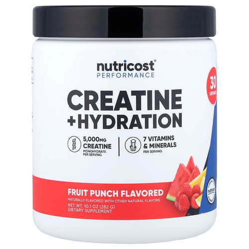 <img alt="Nutricost, Performance, Creatine + Hydration, Fruit Punch, 10.1 oz (282 g)" title="Nutricost, Performance, Creatine + Hydration, Fruit Punch, 10.1 oz (282 g),810139575832"