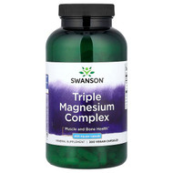 <img alt="Swanson Vitamins, Triple Magnesium Complex, 400 mg, 300 Vegan Capsules" title="Swanson Vitamins, Triple Magnesium Complex, 400 mg, 300 Vegan Capsules,087614110790"