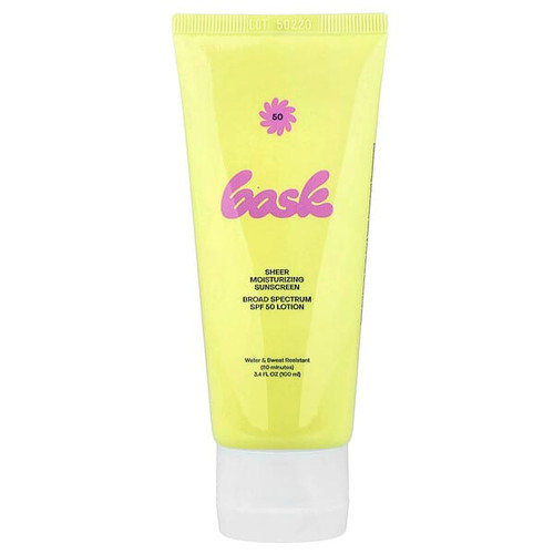 <img alt="Bask Suncare, Sheer Moisturizing Sunscreen Lotion, SPF 50, 3.4 fl oz (100 ml)" title="Bask Suncare, Sheer Moisturizing Sunscreen Lotion, SPF 50, 3.4 fl oz (100 ml),860006222758"