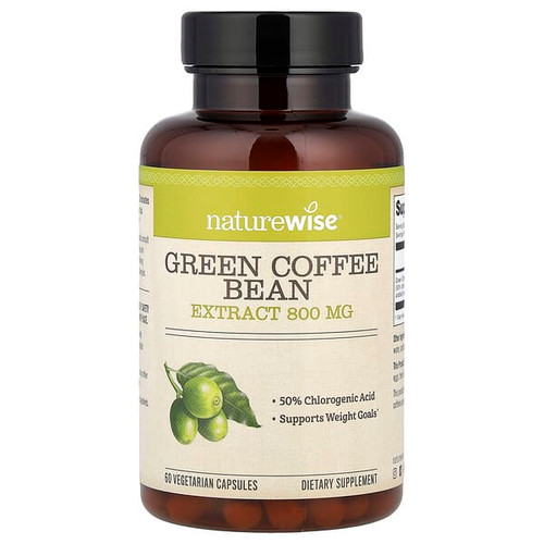 <img alt="NatureWise, Green Coffee Bean Extract , 800 mg, 60 Vegetarian Capsules" title="NatureWise, Green Coffee Bean Extract , 800 mg, 60 Vegetarian Capsules,858081006004"