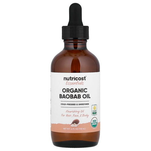 <img alt="Nutricost, Essentials, Organic Baobab Oil, 4 fl oz (118 ml)" title="Nutricost, Essentials, Organic Baobab Oil, 4 fl oz (118 ml),810139573715"