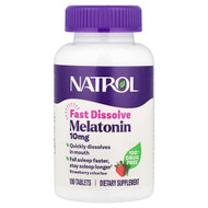 <img alt="Natrol, Melatonin, Fast Dissolve, Strawberry, 10 mg, 100 Tablets" title="Natrol, Melatonin, Fast Dissolve, Strawberry, 10 mg, 100 Tablets,047469071509"