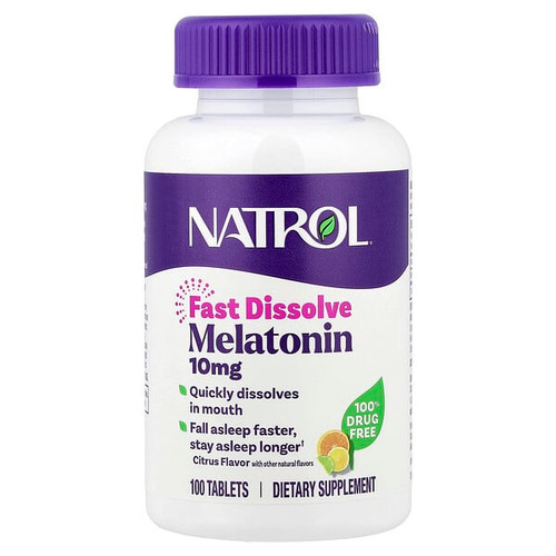 <img alt="Natrol, Melatonin, Fast Dissolve, Citrus, 10 mg, 100 Tablets" title="Natrol, Melatonin, Fast Dissolve, Citrus, 10 mg, 100 Tablets,047469071660"